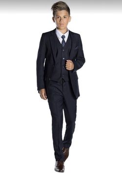 Toddler Boys 5 piece Size 5 Navy Blue suit