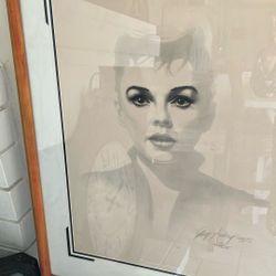Vintage Judy Garland Signed Litho
