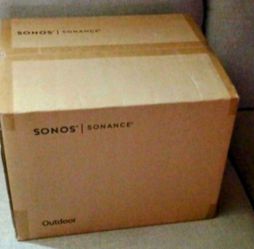Sonos Outdoor Speakers (Black) 2 Speakers  Brand New Sealed Warranty Included MFR # OUTDRWW1BLK