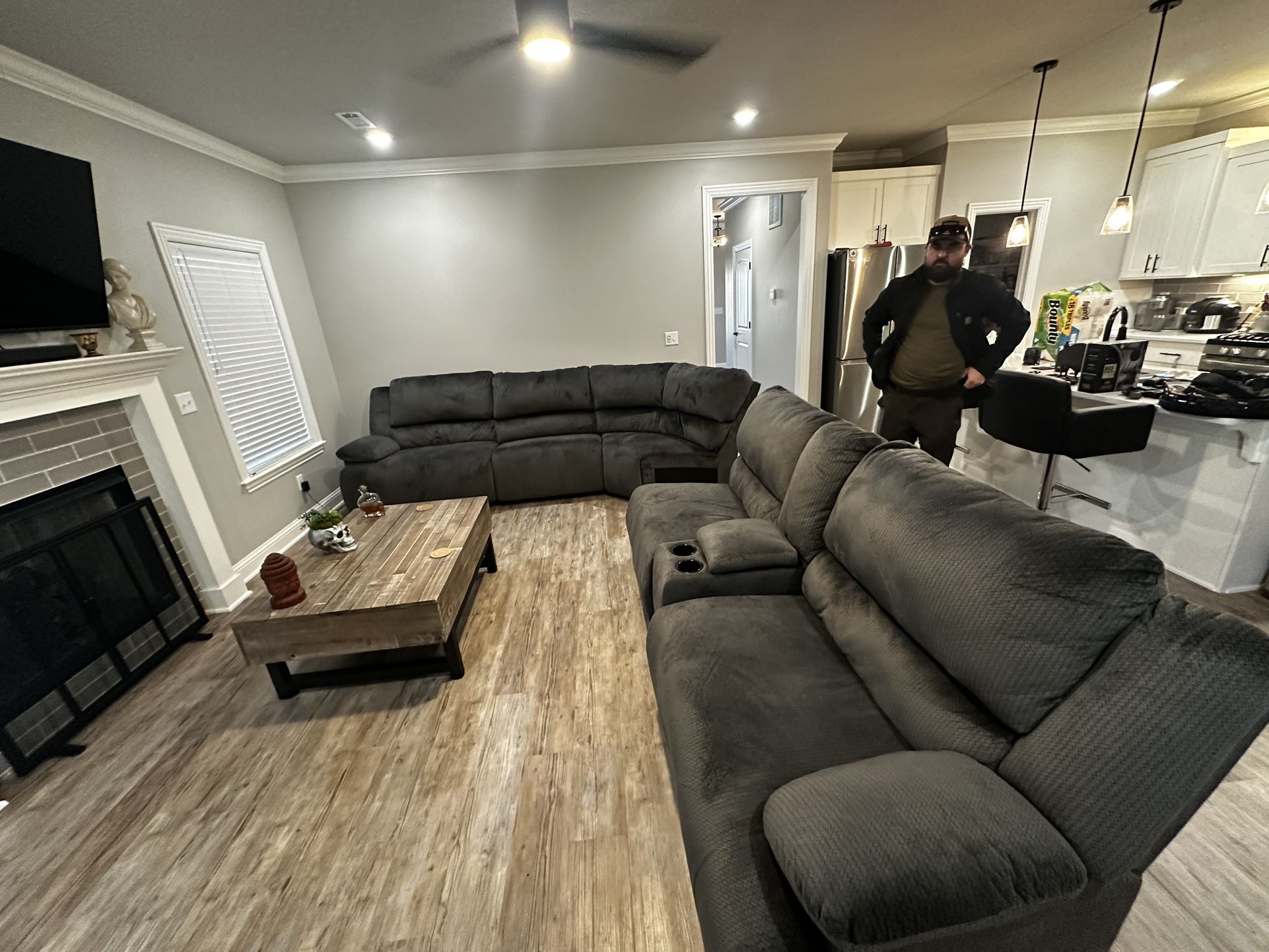 Couch Ashley Furniture Grayish Blue