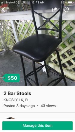 Bar stools (2)