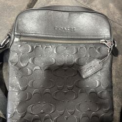 Black coach side bag 