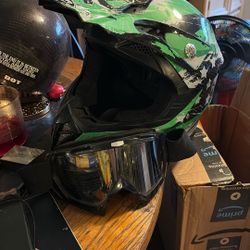 Helmet And Glasses