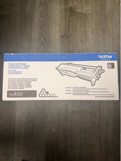 New Genuine Brother TN-850 High Yield Black Toner Cartridge OEM Sealed