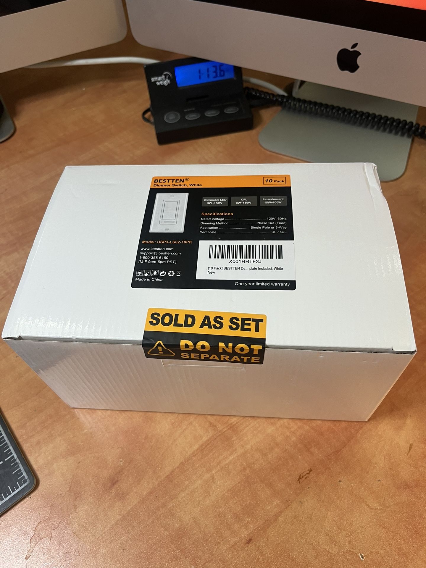 💡 BESTTEN 10-Pack Dimmer Light Switches | 📍 Pickup: S. Durango & 215 near IKEA 💡  ✨ Brand New – Only $35 (Retail $60+tax) ✨  Upgrade your home ligh