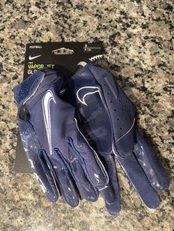 BRAND NEW Nike Vapor Jet Football Gloves Navy Size Adult Small