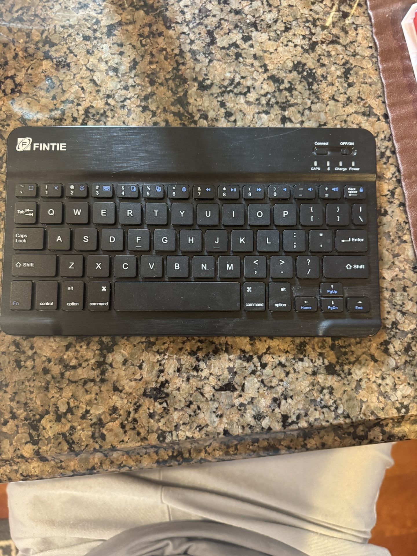 FINTIE 10-Inch Ultrathin Wireless Bluetooth Keyboard Compatible with iPad Samsung Tablet, iPhone Smartphone, iOS, Android Tablets Phone