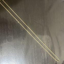 10k Gold Rope Chain 28in