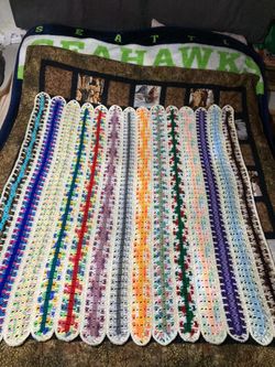 Homemade Crochet Afghan 51”x47”