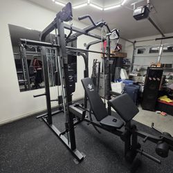 Smith Machine 2001 | Multi-Use Adj Bench | Gym Equipment | Fitness | Squat Rack | Excercise |🔴WEIGHTS AND BARBELL SOLD SEPARATELY 🔴 FREE DELIVERY 🚚