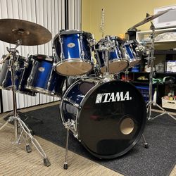 TAMA Rockstar 7-piece Drum Set With Cymbals 