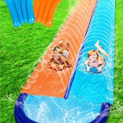 Sloosh 22.5FT Double Water Slide