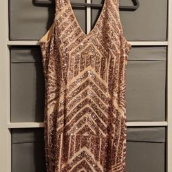 Rose Gold Dress XL 