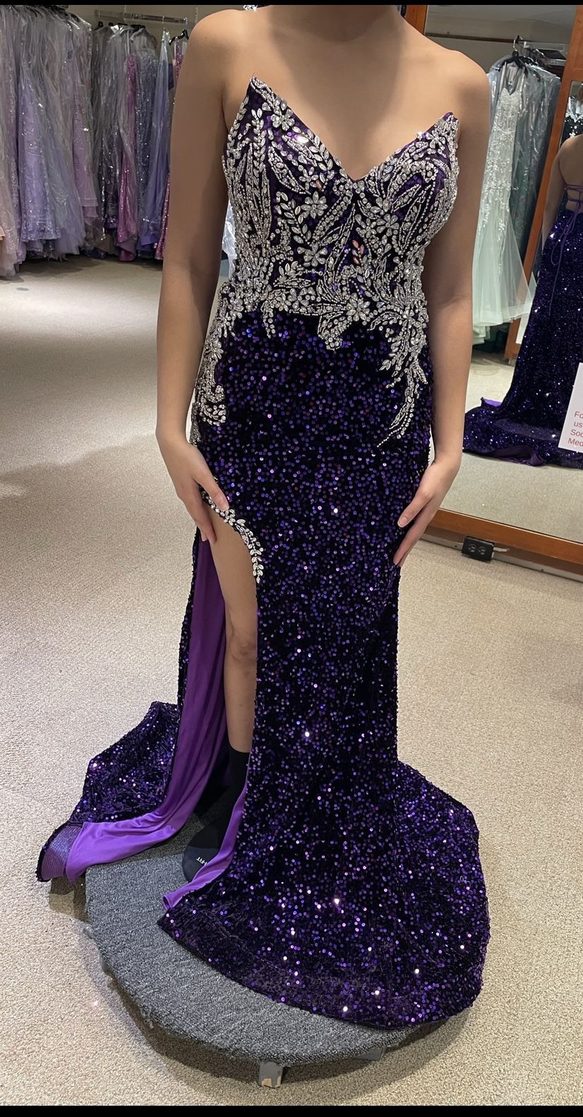 Purples Prom Dress