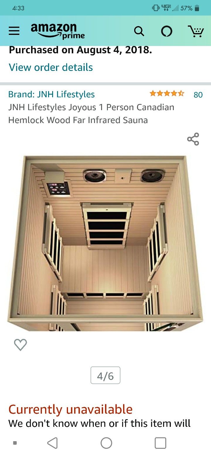 Infrared Sauna - 1 Person