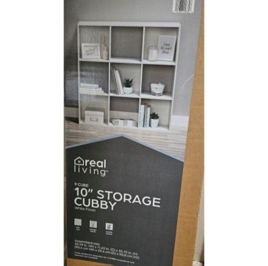 3x3 10" Storage Cubby Shelf
