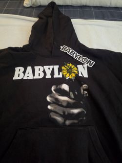 Babylon LA Black Graphic Hoodie