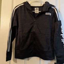 New Adidas Girl's Jacket Sz 10-12 Yr Olds