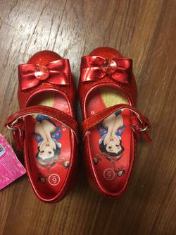 Cute red toddler shoes