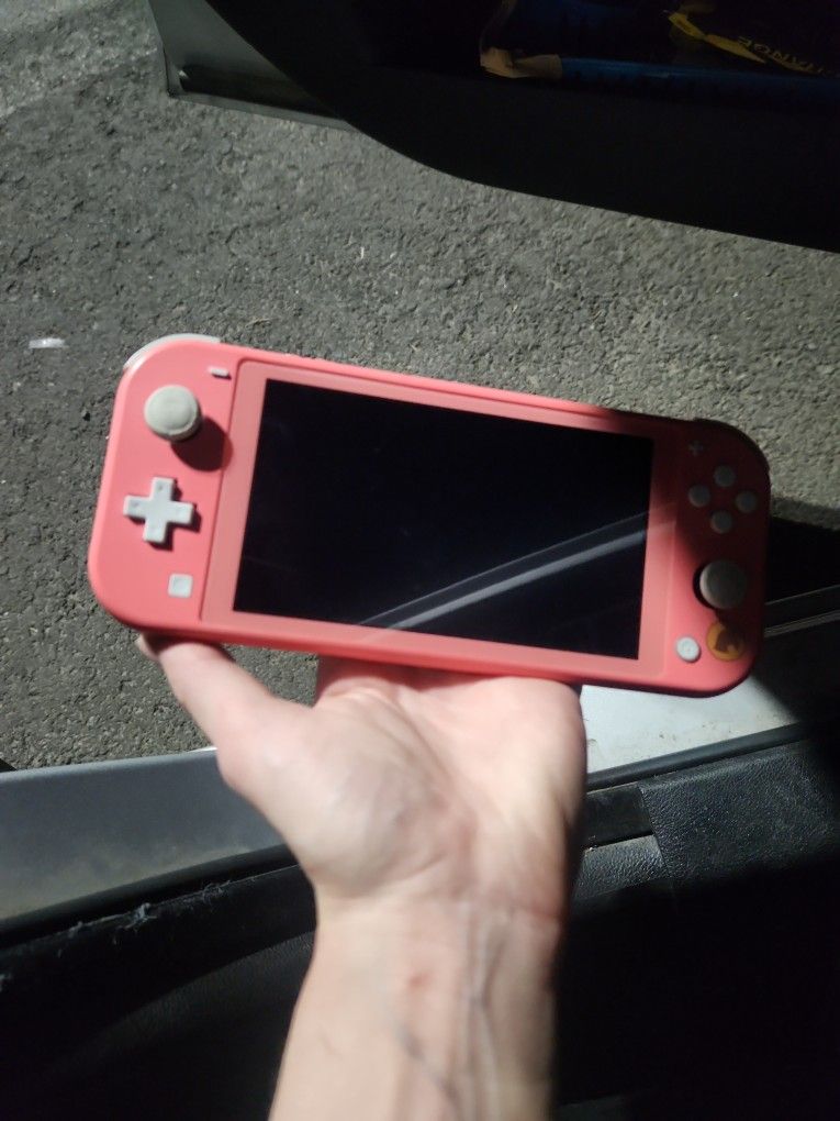 Nintendo Switch Lite Animal Crossing Pink Edition