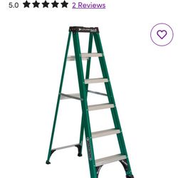 Fiberglass ladder 6 foot