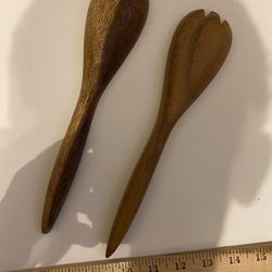 Wooden Spoon And Fork