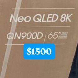 SAMSUNG 65-Inch Class Neo QLED 8K QN900D Series Mini LED Quantum HDR Smart TV with Infinity Screen, Dolby Atmos, Object Tracking Sound Pro, Alexa Buil