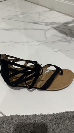 black sandal