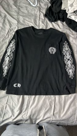 Black Chrome hearts long sleeve shirt