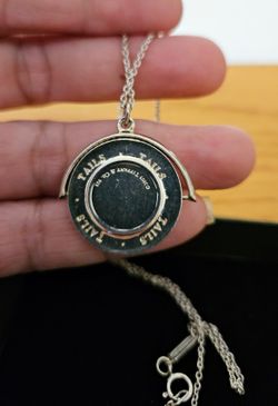 Sterling Silver Heads & Tails Necklace