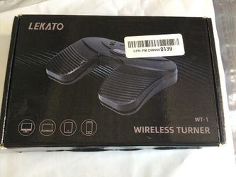 LEKATO Wireless Page Turner Foot Pedal Page Turning App Controller Model WT-1