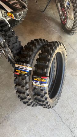 (2)New Dunlop 18” rear dirtbike tires