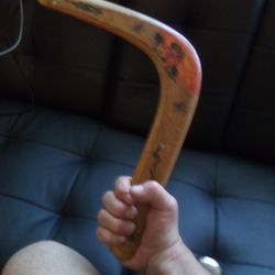 Boomerang Hand Made Hand Carved Boomerang
