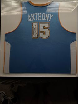 Autographed Carmelo Anthony Nuggets jersey