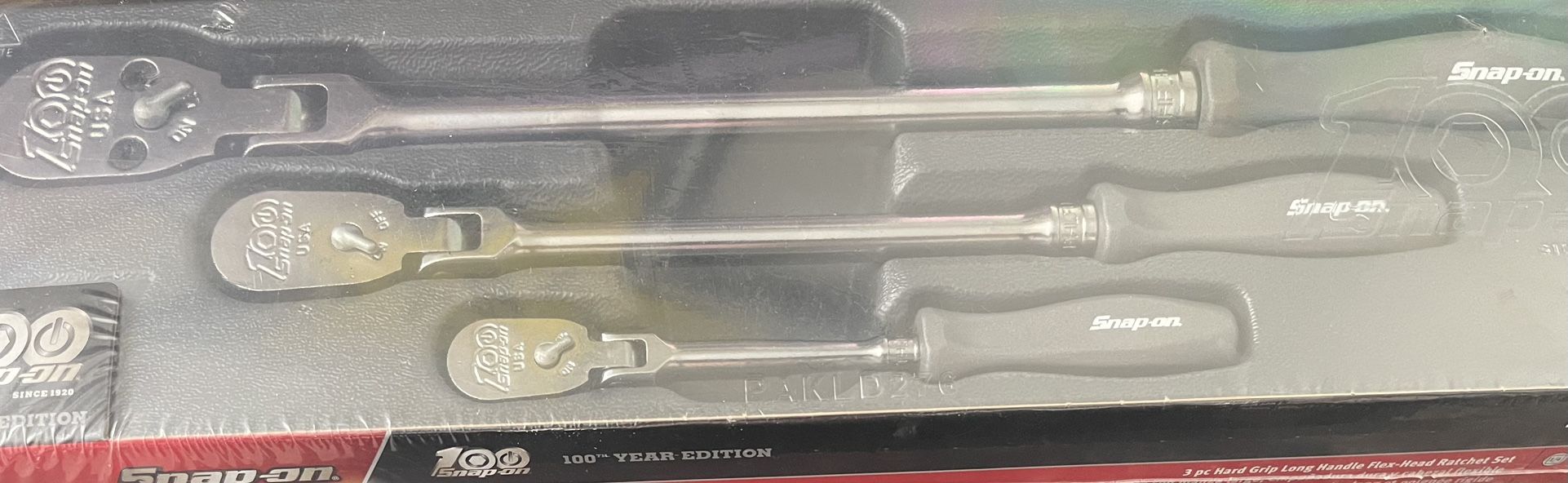 Snap On 100th Anniversary Hard Handle Gray Set All 3 Sizes