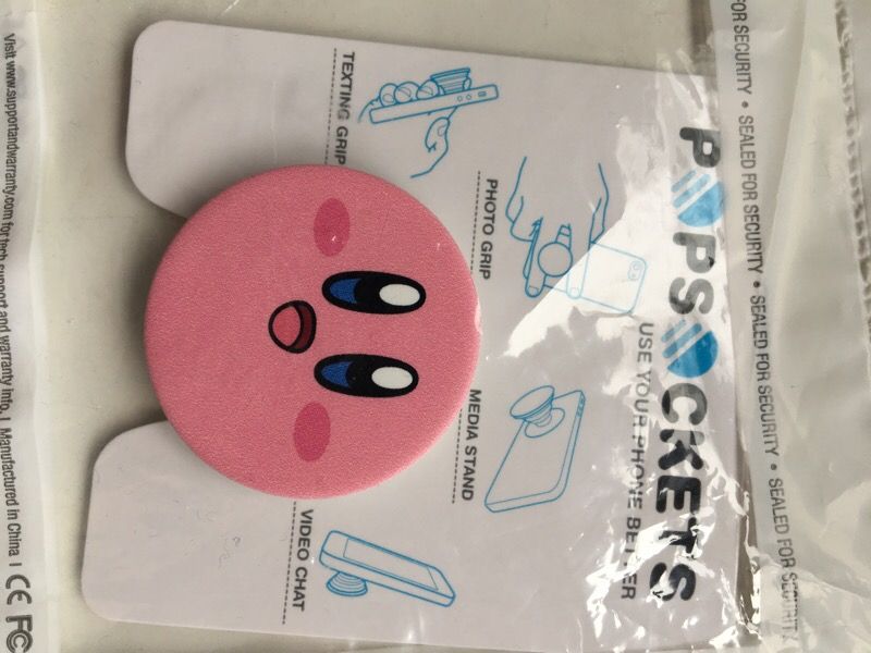 NEW Super Cute Nintendo Kirby Star Allies Pop Socket!!
