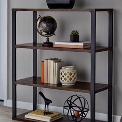 BRAND NEW UNOPENED BOX  Mainstays 45" Clarendon 3-Shelf Metal Frame Book Case
