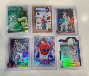 Boston Red Sox Rookie & Prospect Lot | Kristian Campbell, Marcelo Mayer, Duran, Parallels & #’d Card