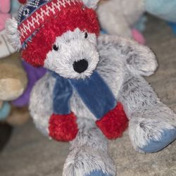 Gentle  Treasures St.Jude Winter Christmas Teddy Bear 
