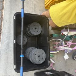 Adjustable Weight Bar Set