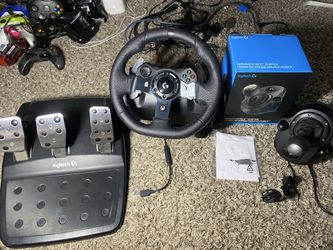 Logitech G920 Racing Wheel Pedals + Driving Force Shifter Xbox Series X|S One PC