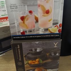 Brand New In Box Cups And Plates/Bowls 