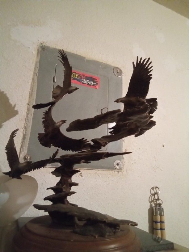 Bronze Eagle Statue
