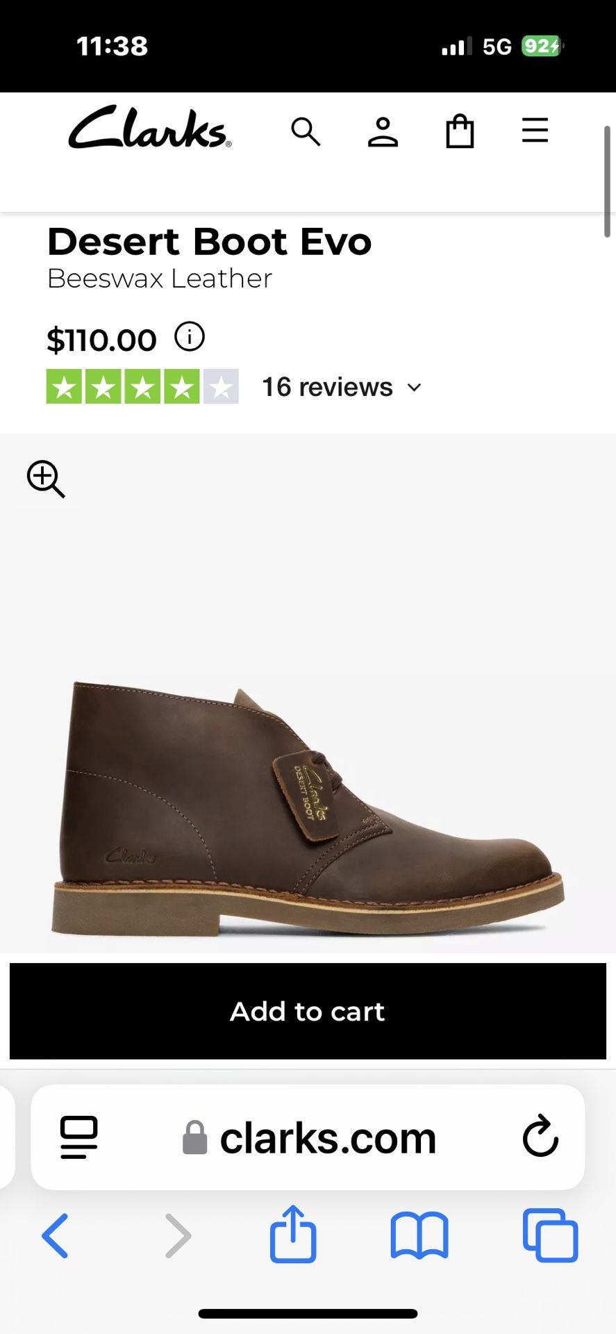 Clarks Desert Boots