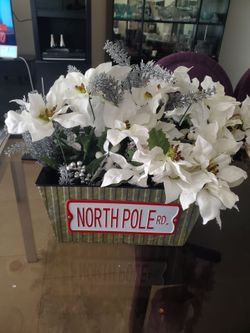 NORTH POLE rd Christmas Decoration