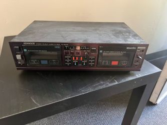 Kenwood double cassette tape player