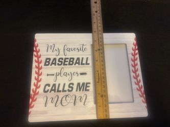 Baseball Mom Photo Frame