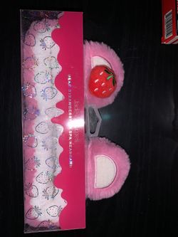Strawberry Bear Headband 