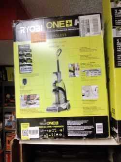 RYOBI CORDLESS 18v CARPET WASHER