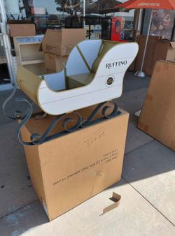 Metal and wood Sled